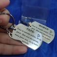 thumbnail image 2 of Llavero francés para padres, regalos para mamá y papá, Día del Padre, Día de Acción de Gracias, regalos de Navidad para mamá y papá, 2 of 4