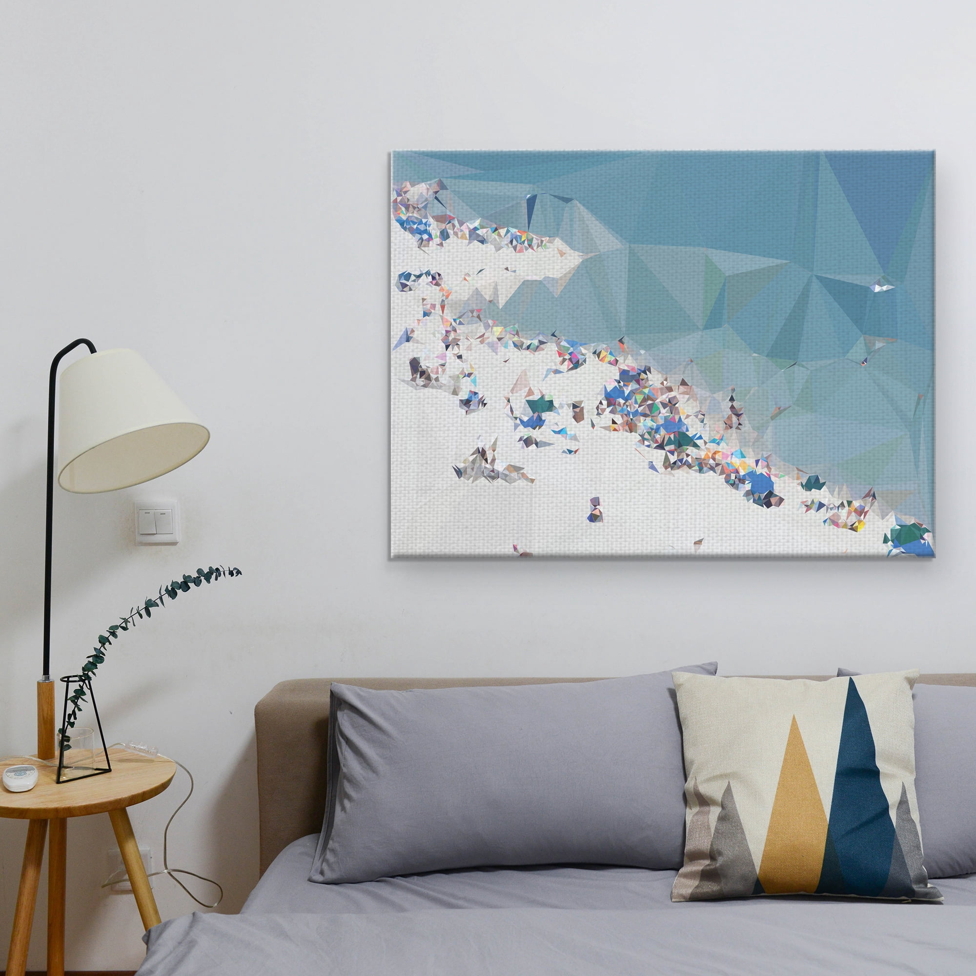 Masterpiece Art Gallery Fractal Beach 1 by The Studio Canvas Art Print 30" x 40"