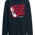 thumbnail image 3 of Scream - Favorite Scary Movie - Men's Long Sleeve Graphic T-Shirt, 3 of 5