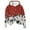Multicolor 4, variant on Cmfcve Women's Plus Size Fleece Christmas Hoodies Retro Bohemian Pullover Top Round Neck Long Sleeve Hooded Sweatshirt