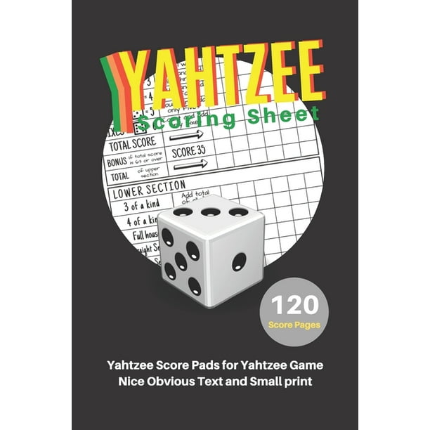 yahtzee scoring sheet v17 yahtzee score pads for yahtzee game nice