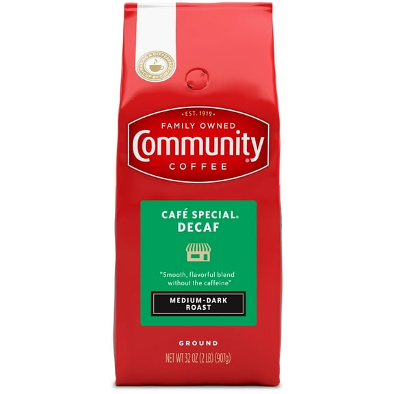 Community® Coffee Café Special® Decaf Medium-Dark Roast 32 oz Ground Coffee