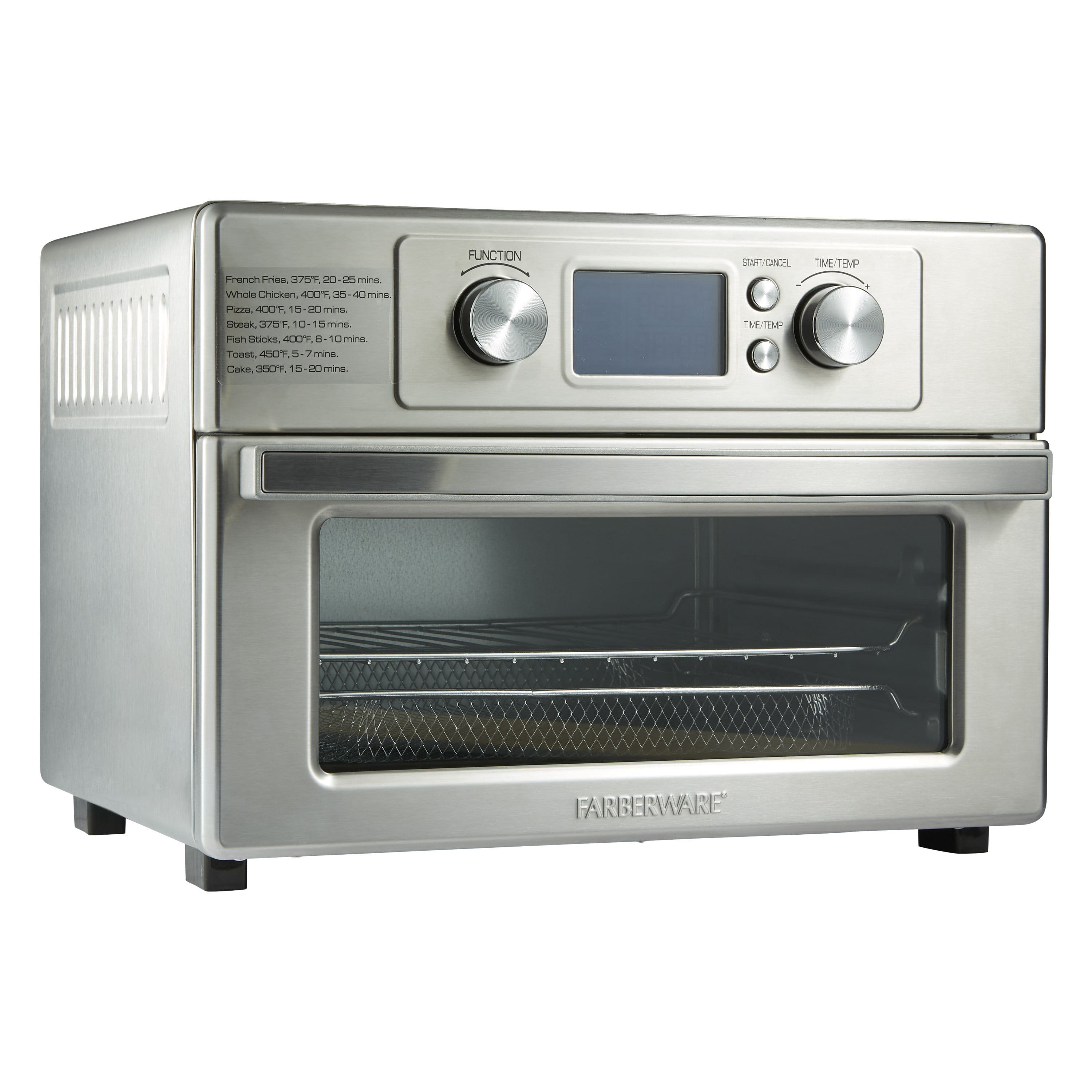 Chemicus spijsvertering Lui Farberware Air Fryer Toaster Oven, Stainless Steel, Countertop - Walmart.com