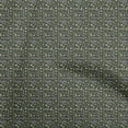 thumbnail image 1 of oneOone Rayon Olive Green Fabric Text Craft Projects Decor Fabric Printed By The Yard 56 Inch Wide, 1 of 5