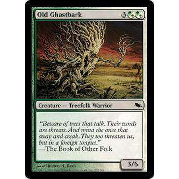 MtG Shadowmoor Common Old Ghastbark #232