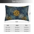thumbnail image 2 of Kdxio Cotton Pillow Cases 16"x24" Pillowcases,Soft and Breathable Bedroom Pillow Cases-Vintage Compass-No Pillow Core, 2 of 5