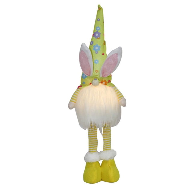 Conejo Hechos A Mano, Muñeco Sin Rostro De Conejito De Pascua Con Luz, Muñeco Enano De Peluche De Pascua, Figurita Coleccionable, Regalo, Juguetes Para Niños Minnieouse HA047019-06