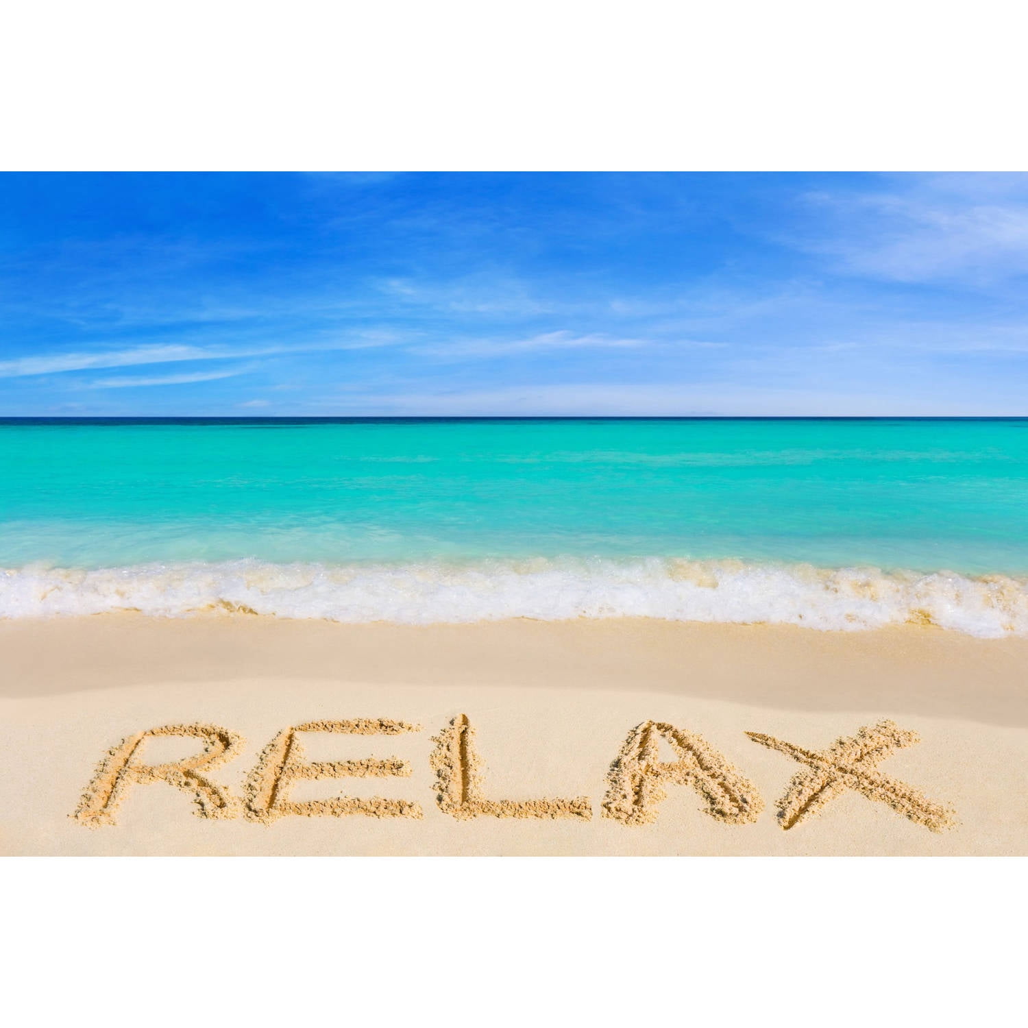 "Relax" Painting Print on Wrapped Canvas