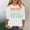 White, variant on Lumosvexa Summer Womens Casual T-Shirt for Women Graphic Short Sleeved Shirt Tops Crew Neck T-Shirt Pink Size M