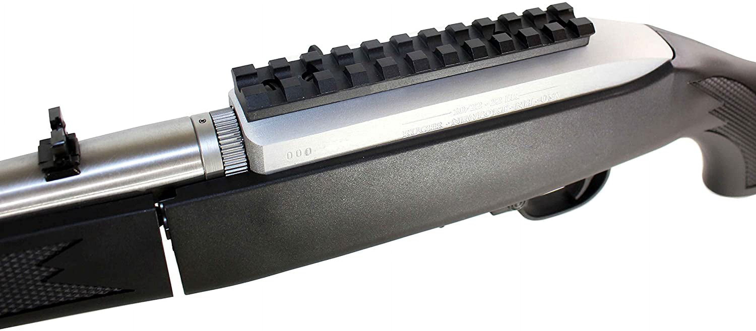 Hunting Rifle Scope Mildot Reticle w-Rings black anodize finish 4x32 for Ruger 10 22 rifle.