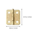 thumbnail image 4 of OULII 100pcs Bifold Door Hinges Yellow Iron Vintage Easy To Install And Remove With 400pcs Screws, 4 of 4