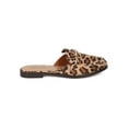 thumbnail image 2 of Women Leopard Slip On Mule - Casual, Office, Trendy - Loafer Slide - GH09 By Breckelles, 2 of 5