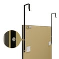 whitebeach Over The Door Wall Mirror Full Length Door Mirror,Black
