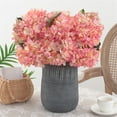 thumbnail image 2 of Dvruxg Hydrangea Artificial Flowers, Faux Hydrangea Flowers, Artificial Hydrangeas Flowers with Stems, Fake Hydrangeas, Silk Hydrangeas Flowers with Stems for Home Decor, 2 of 4