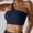 Dark Blue, variant on iTNHFP See Through Bra Backless Sports Bra Women's One Shoulder Sexy Padded Bustier Push Up Gym Tops Straps Yoga Bra Workout Bra Fitness Bralette