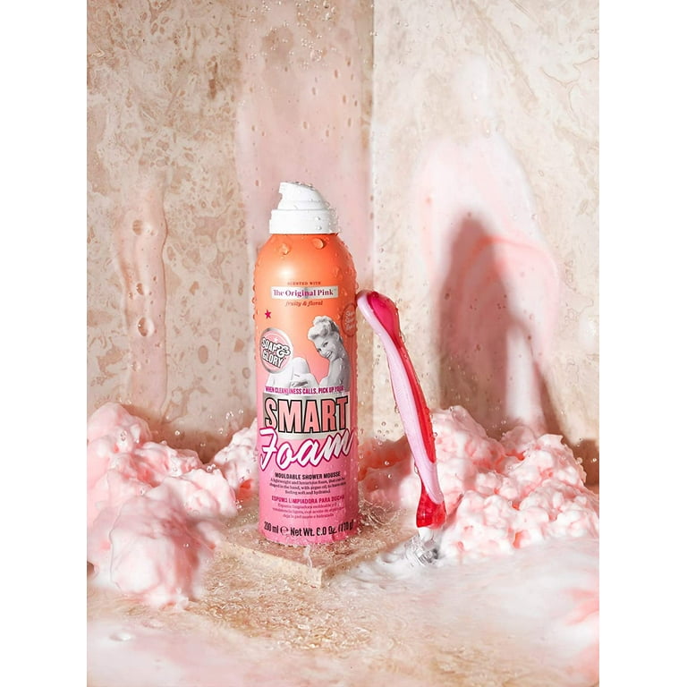 SOAP & GLORY LOT OF (3) outlet THE ORIGINAL PINK SMART FOAM MOULDABLE SHOWER MOUSSE 6OZ