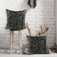 thumbnail image 2 of Antelope Black White Pillow Covers 18X18 Inch Neutral Animal Faux Fawn Decorative Pillow Cases Modern Euro Cotton Linen Throw Pillows Set of 2 Farmhouse Home Decor for Sofa Couch Porch Outdoor, 2 of 6