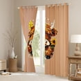 thumbnail image 3 of Homewish Highland Bull Black Out Curtains for Female Men,Chic Floral Sunflowers Curtains Pack of 2 (42x63 Each),Farmhouse Animal Bedroom Curtains,Luxury Bedroom Decor, 3 of 6