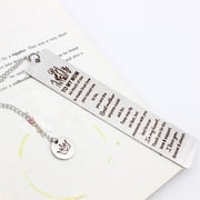 JZCHUNTOY Stainless Steel Crown Bookmark 1 Piece, Exquisite Polished Surface, Durable Rust Proof, Elegant Design, Suitable for Book Lovers, Gift for Mom, Office Use and Daily Reading Accessories