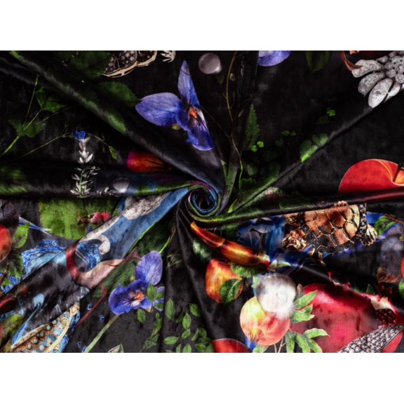 Minerva Exclusive Tempting Treasures Crush Velvet Stretch Fabric - per yard