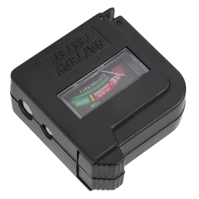 Probador de Baterías, Controlador de Batería Tamaña Portátil de Alta Precisio Pantalla Resistente Digital Universal para Batería AAA