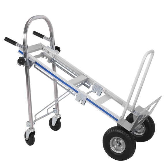Btidfty 2 in 1 Industrial Convertible Stair Climbing Car 1000 Lbs Capacity Folding Hand Truck with Wheels for Transport & Moving