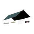 thumbnail image 3 of Hamaca Lona impermeable para lluvia Tienda de campaña para 2-4 personas Equipamiento Toldo toldo Rainfly Verde Negro, 3 of 8