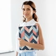 thumbnail image 6 of FORMRS 3 Ring Binder with Pockets 1.5" D-Rings Clip Board 200 Sheets Capacity, Pink Geometric, 6 of 8