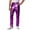 Mens Purple, variant on Sequin Sparkly Leather Pants Men - Metallic Shiny Disco Pants for Men, 70s/80s Hip Hop Party Rave Pants, Men's Holiday Clothes, Purple & Size XL
