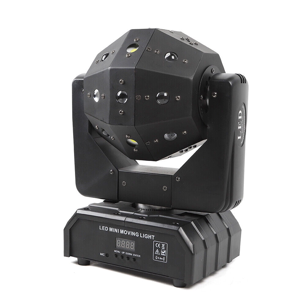 3W RGBW LED Laser Moving Head Stage Light DMX DJ Disco Party Effect Lighting