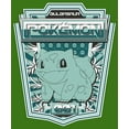 thumbnail image 2 of Men's Pokemon Bulbasaur Metallic Badge  Graphic Tee Kelly Green Small, 2 of 5