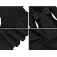 thumbnail image 5 of Arshiner Girls Dresses Long Sleeve Tie Back Fall Winter Off Shoulder Dress Kids Clothes, 5 of 7