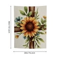 thumbnail image 3 of ZFLMY Cross Sunflower Tattoo Tapestry Wall Art for Home Decoration 30*40in, 3 of 5