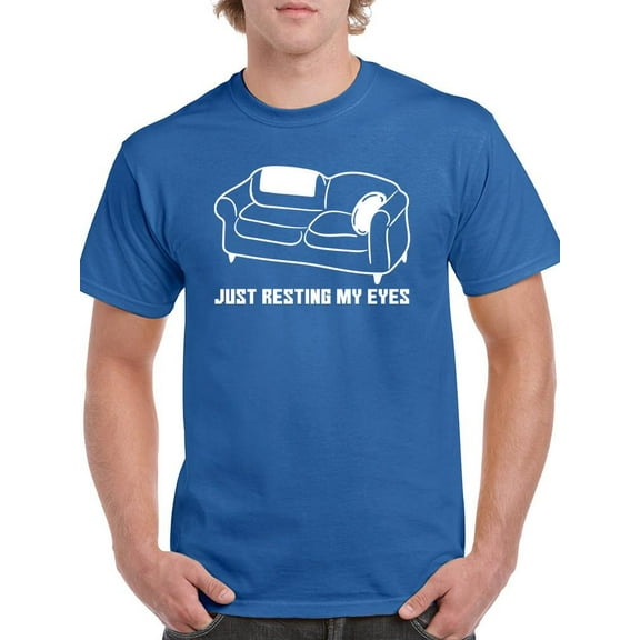 Resting My Eyes T-Shirt Men -Smartprints Designs, Male XX-Large