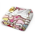 thumbnail image 5 of Hello Kitty Throw Blanket, Cozy Flannel Blankets For Boys Girls, Super Soft Warm Blanket For Couch Sofa Bed, 5 of 9