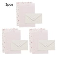 thumbnail image 4 of justharion Envelope Kawaii Writing Stationery Paper Letter Papers Lightweight Transparent Sealed Label Flower/Animal Envelopes Theme Party Type 3, 4 of 9