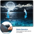 thumbnail image 6 of Mouse Pad, Blue Ccean Moon Mouse Pad, Premium-Textured Mousepad Square Waterproof Mouse Mat Non-Slip Rubber Base Mouse Pads for Wireless Mouse Office Laptop, 6 of 6