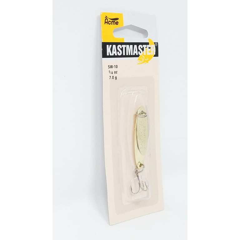 Acme Tackle Kastmaster Fishing Lure Spoon Gold 1/4 oz. 