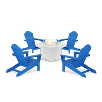 Trex® Outdoor Furniture™ 5-Piece Monterey Bay Adirondack Conversation Set with Fire Pit Table in Pacific Blue