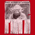 thumbnail image 2 of Mens Star Wars Yoda Free Words of Wisdom Sweatshirt, 2 of 4