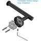 thumbnail image 3 of Matte Black Toilet Paper Holder Sus304 Stainless Steel, Modern Round Tissue Roll Holders Wall Mount, Toilet Paper Roll Dispenser Bathroom 5 Inch Tp Ho, 3 of 5