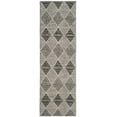 thumbnail image 2 of SAFAVIEH Montauk Caleb Geometric Diamond Cotton Runner Rug, Black, 2'3" x 9', 2 of 6