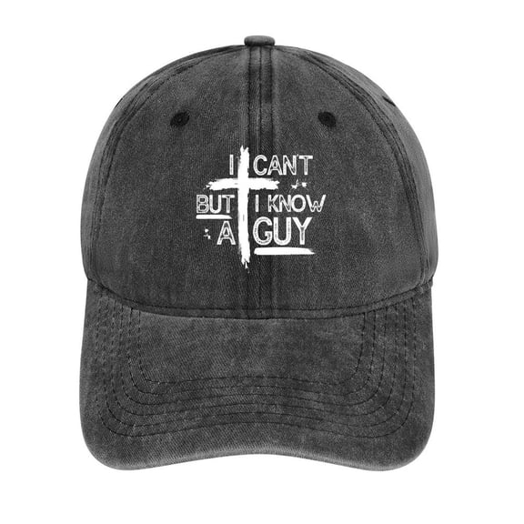 I Can't But I Know A Guy Hat Adjustable Funny Fashion Unisex Baseball Cap For Men Women