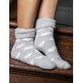 thumbnail image 5 of Aromasoles Womens Non-Skid 2-Pair Scented "Hearts" Socks (Grey/Seafoam), 5 of 10