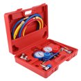 thumbnail image 4 of Ymiko R134a Manifold Gauge Set, Manifold Gauge Set Hose,R134a Air Conditioner A/C Manifold Gauge Set with 5ft Charging Hose Tool, 4 of 8
