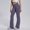 6719 Cross Waist Wide-Leg Pants - Truffle Color, variant on Women's Crisscross High Waist Flare Yoga Pants, Seamless Butt Lifting Tummy Control Stretch Wide Leg Workout Leggings for Running Fitness Hiking
