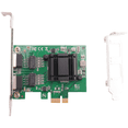 thumbnail image 2 of 3X 2-Port Gigabit PCIe Network Card 1000M Dual Ports PCI Express Ethernet Adapter with 82571EB LAN NIC Card for, 2 of 7