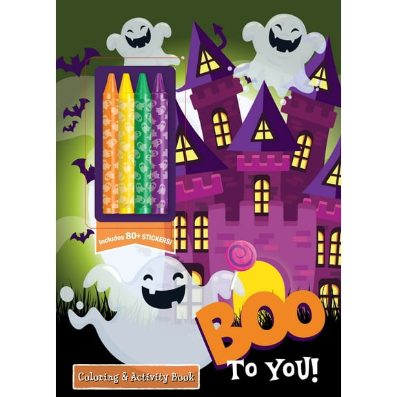 Boo To You! Halloween Crayons