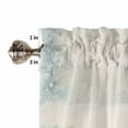 thumbnail image 5 of Christmas Kitchen Curtain 2 Panels Curtains 54 Inch Length, Xmas Santa Deer Snowflake Winter Curtains Rod Pocket Curtains Window Drapes Treatment Window Cafe Curtains, 5 of 5