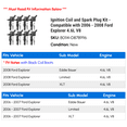 thumbnail image 2 of Ignition Coil and Spark Plug Kit - Compatible with 2006 - 2008 Ford Explorer 4.6L V8 2007, 2 of 2